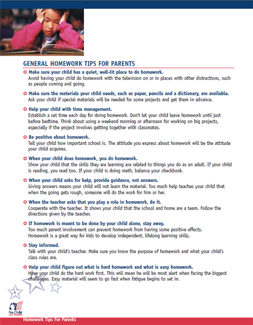 Homework Tips 